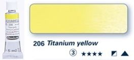 Farba akwarelowa Aquarell Horadam Schmincke nr 206 seria 3 titanium yellow tubka 15 ml